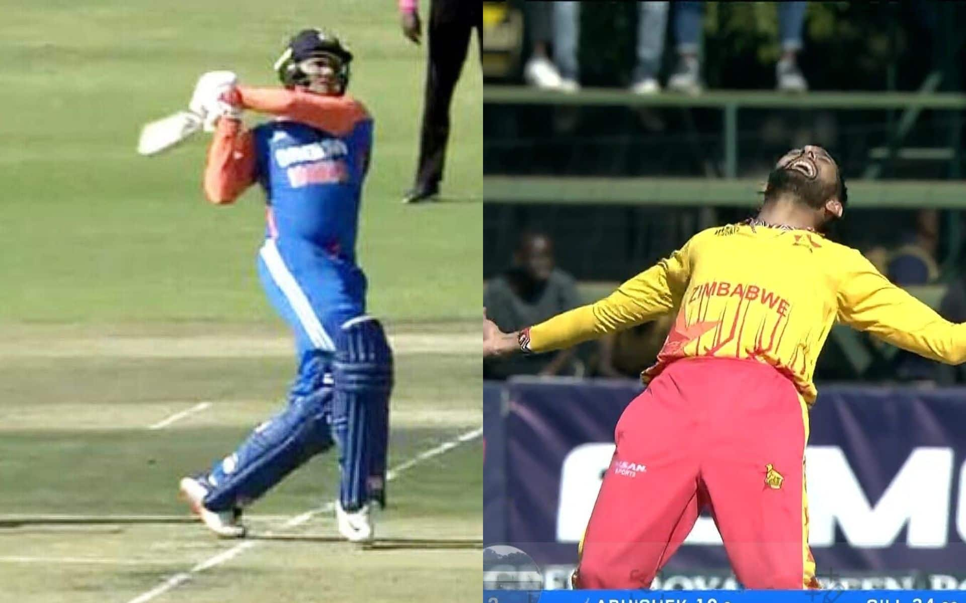 Sikandar Raza removes Abhishek Sharma in 3rd T20I [X.com]